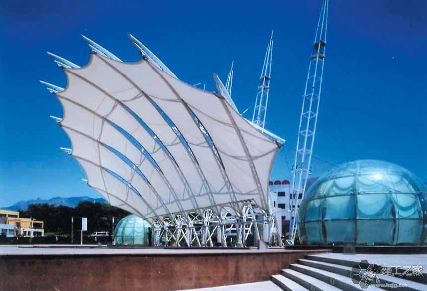 洪湖车棚膜结构网架